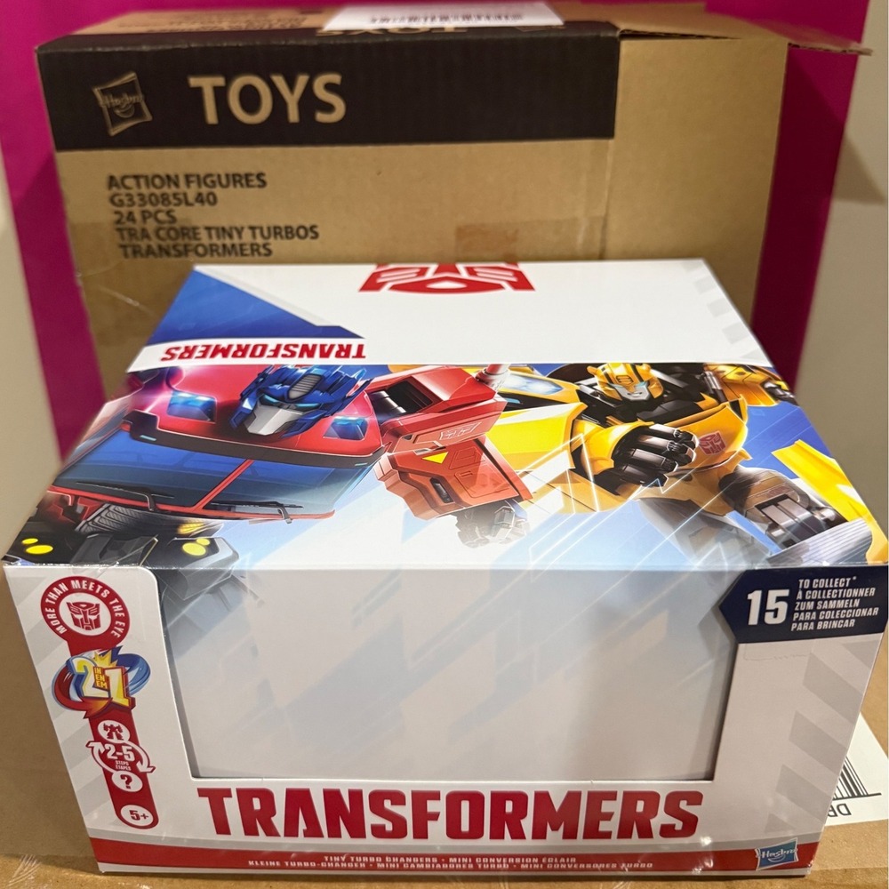 Transformers Tiny Turbo Changers Case of 24 Packs TRA Core SEALED